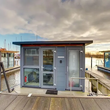 Modern Houseboat In Marina Of *