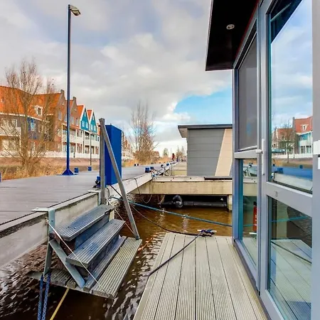 Modern Houseboat In Marina Of Botel Volendam